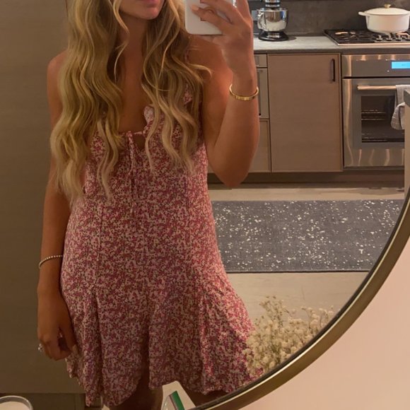 Floral Printed Ruffle Dress - Picture 1 of 4